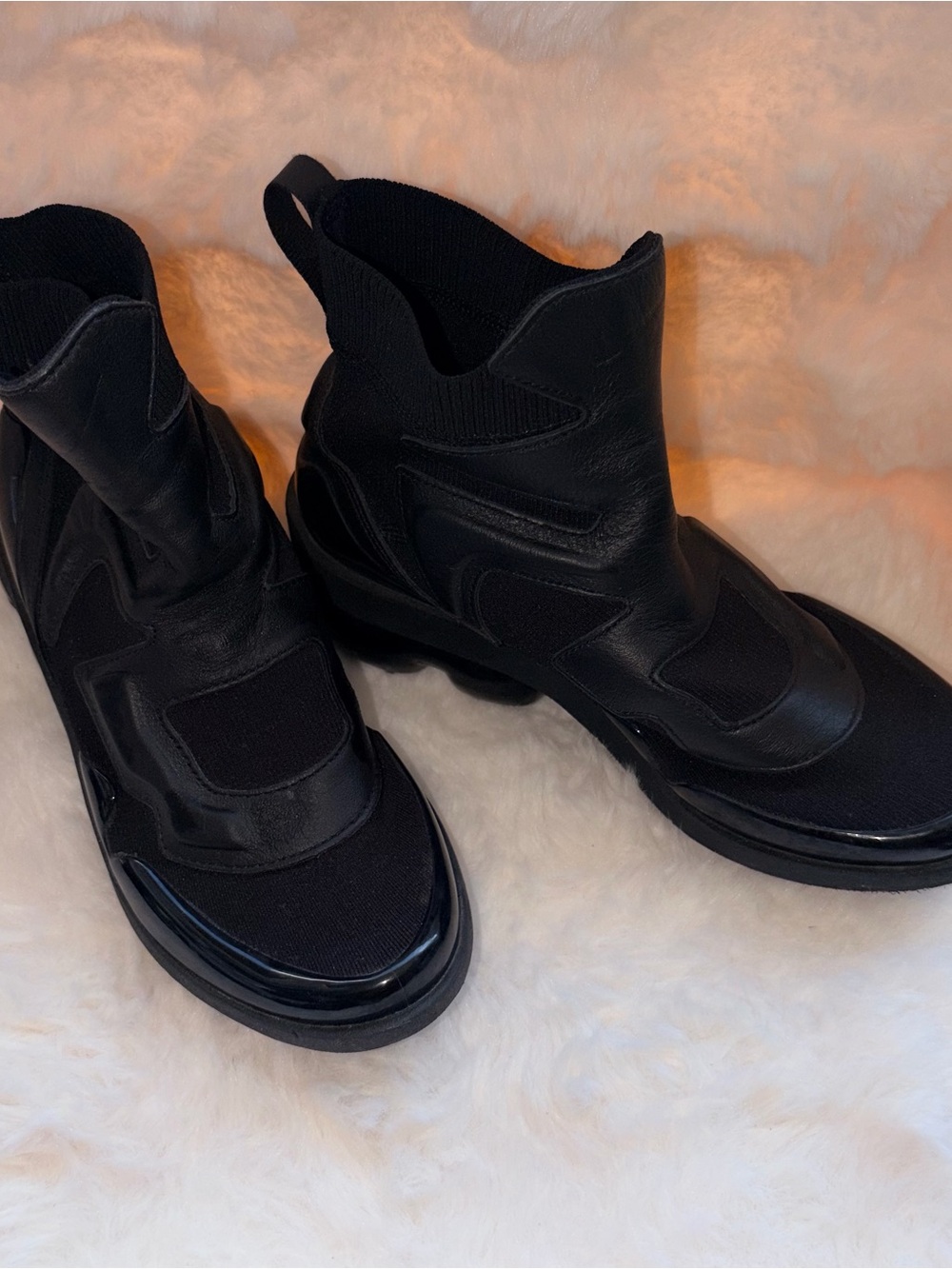 Nike Black and Pink Athletic Sneakers